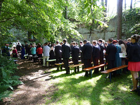 Die Fatima Grotte in Naumburg (Foto: Karl-Franz Thiede)